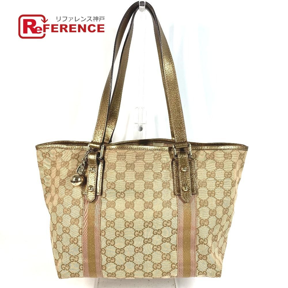 GUCCI グッチ ショルダーバッグ ロゴ GG 137396 GGキャンバス/レザー 