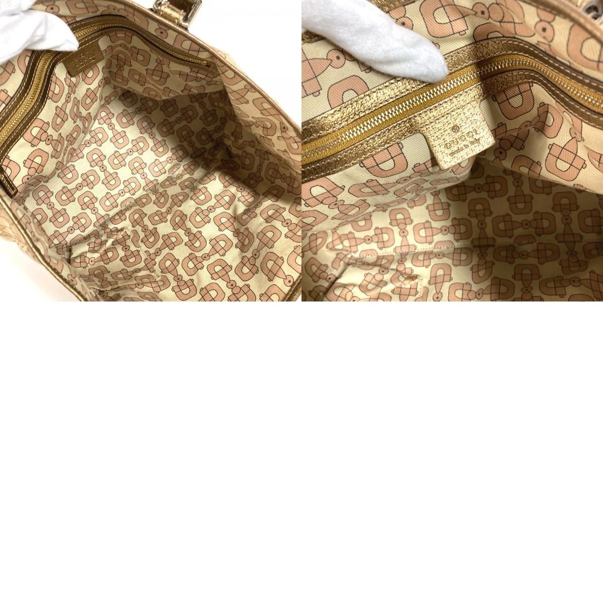 GUCCI グッチ ショルダーバッグ ロゴ GG 137396 GGキャンバス/レザー 