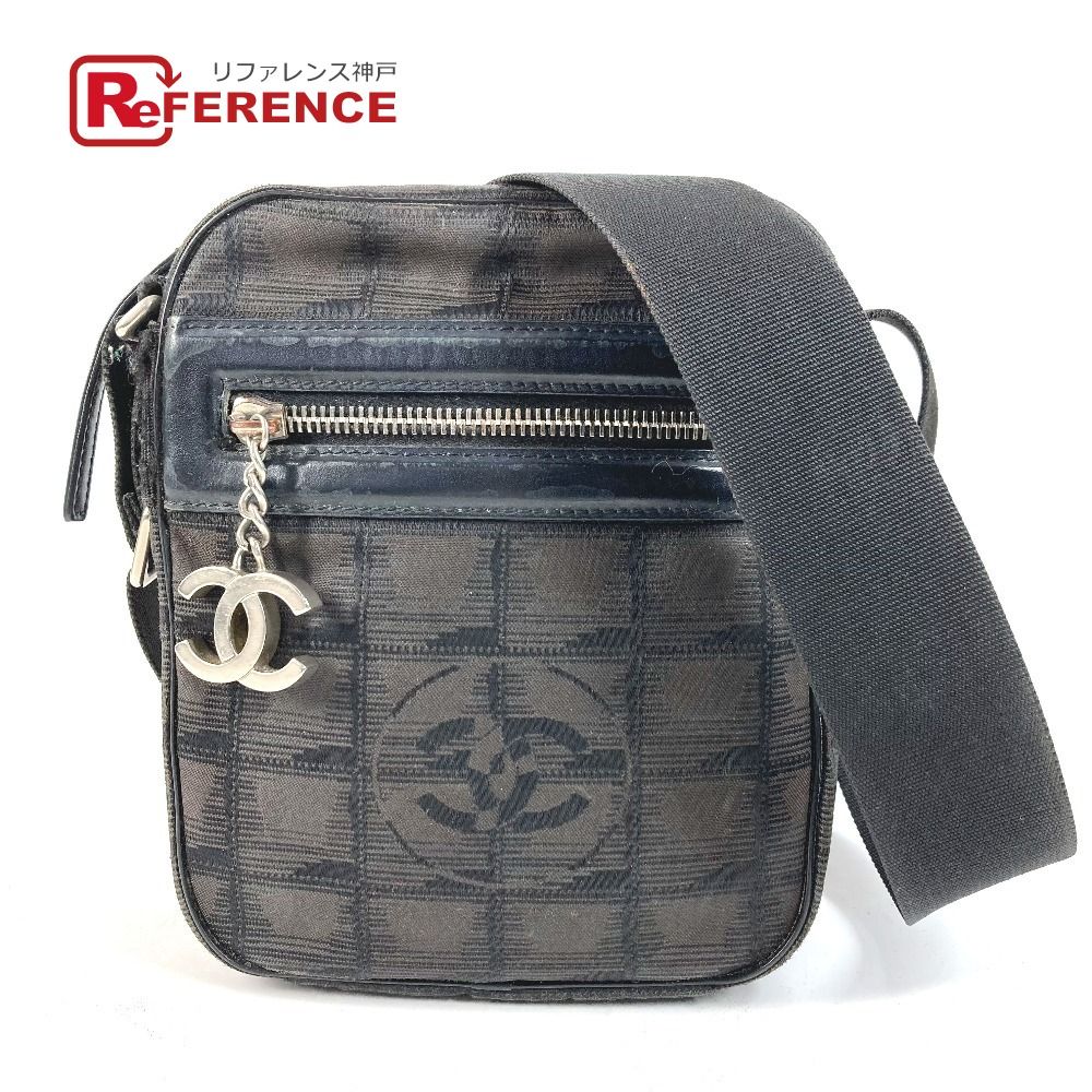 CHANEL シャネル ショルダーバッグ ポシェット CC ココマーク ロゴ A30913 ナイロンキャンバス ブラック