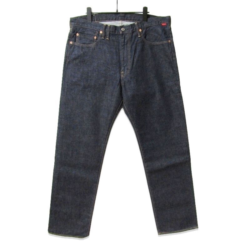 美品 ANACHRONORM アナクロノーム デニムパンツ NM-5P04 W−YOKE SLIM 5P PANTS 5ポケット ジップフライ インディゴ 3/ 36 27113742