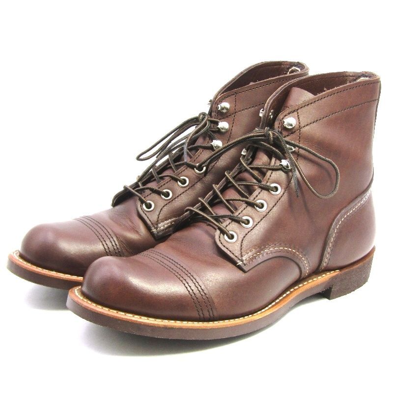 美品 REDWING レッドウィング US7.5D 25.5cm アイアンレンジャー 8111