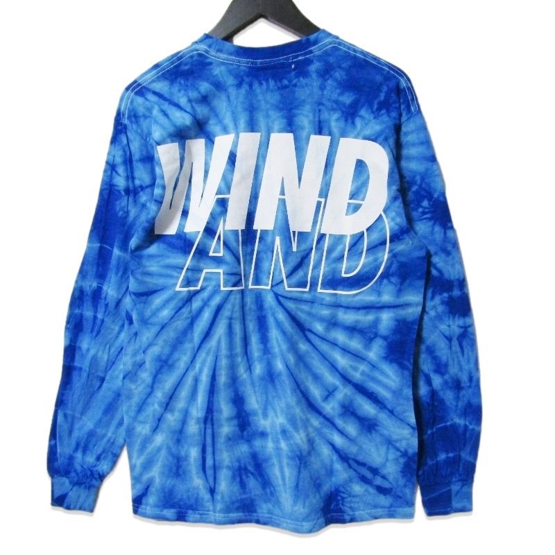 美品 WIND AND SEA ウィンダンシー 長袖Tシャツ WDS-CS-121 Tie-Dye L