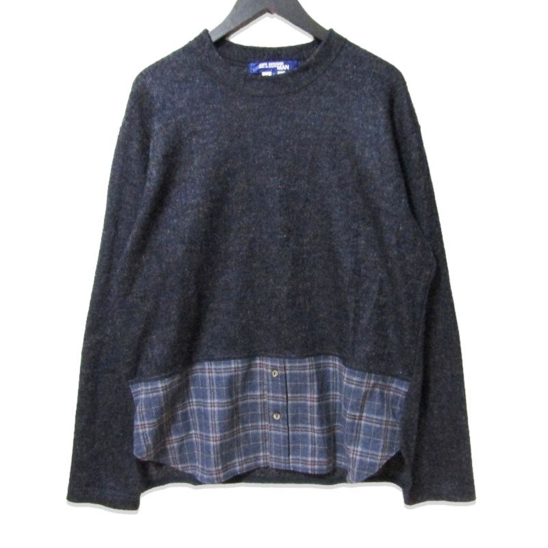 JUNYA WATANABE COMME des GARCONS MAN ジュンヤワタナベ コムデギャルソン マン ドッキングニット WD-T004 ウール グレー L 27113757 7,056円