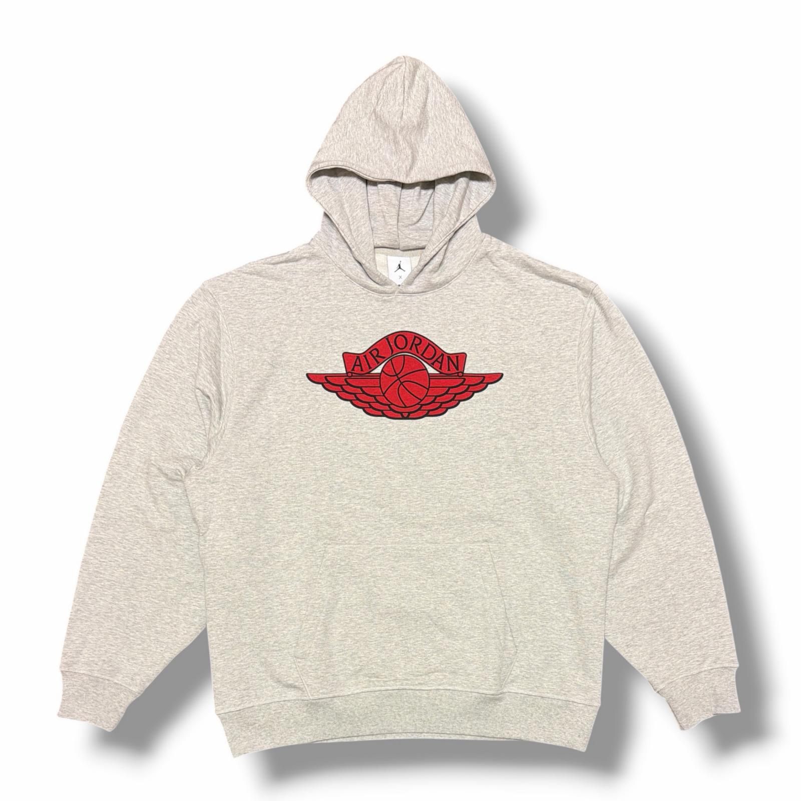 未使用 SAINT MICHAEL × JORDAN BRAND 26SS M J SM FLC HOODIE コラボ スウェットフーディー パーカー セントマイケル × ジョーダンブランド SM-MK8-0000-J01 グレー M （15497M）