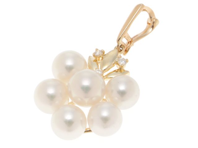 MIKIMOTO ミキモト ジュエリー K18/P/D/4.6g 貴金属･宝石 ﾄｯﾌﾟ その他トップス K18ゴールド K18/K18 ゴールド レディース【中古】