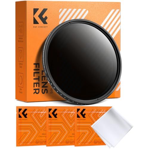 【新品】K&F CONCEPT 67mm 可変NDフィルター ND2-ND400 減光フィルター 超薄型 カメラ用フィルター+超極細繊維布（67mm ND Filter） f7e2c154