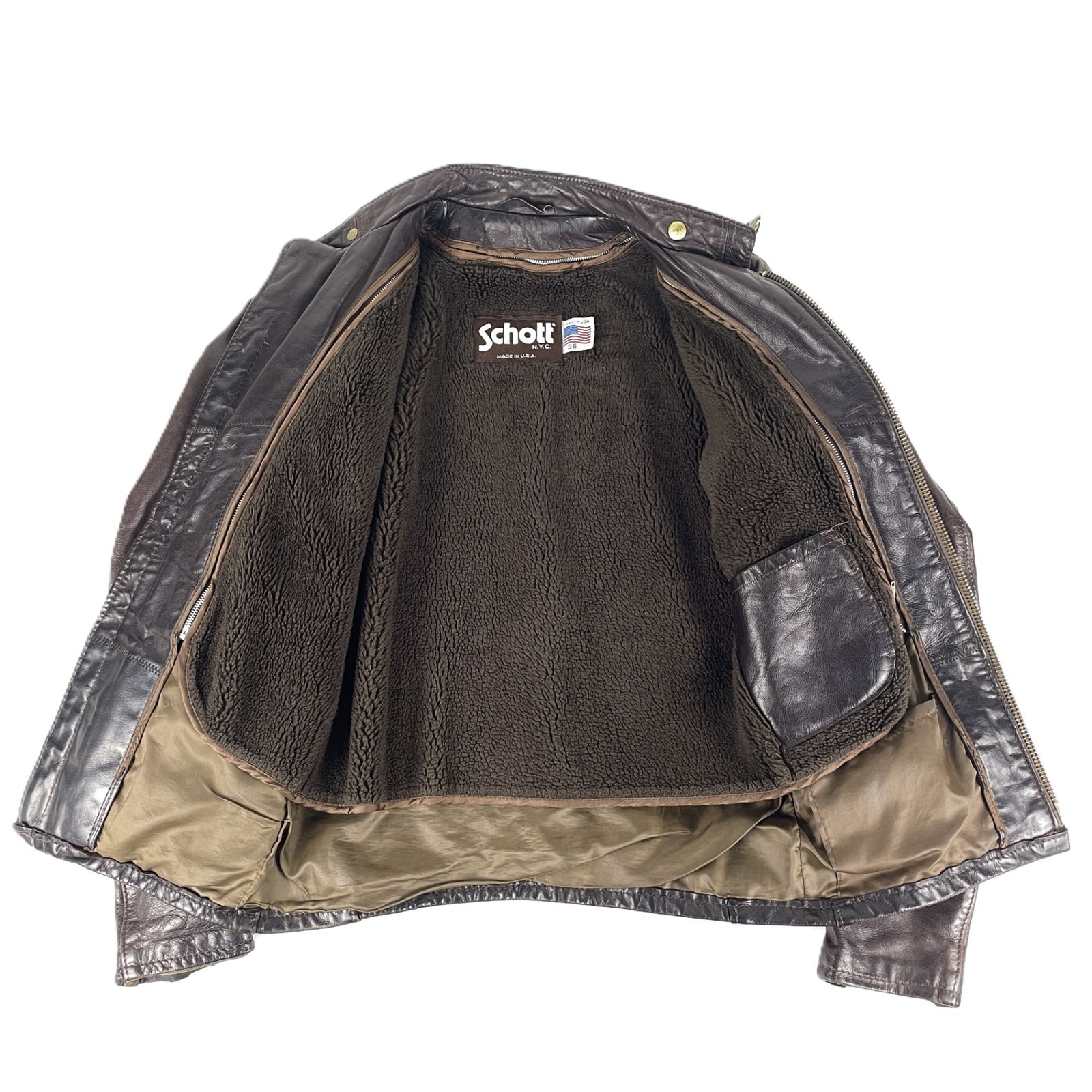 80's-90's オールドモデル SCHOTT N.Y.C. ショット シングルライダース