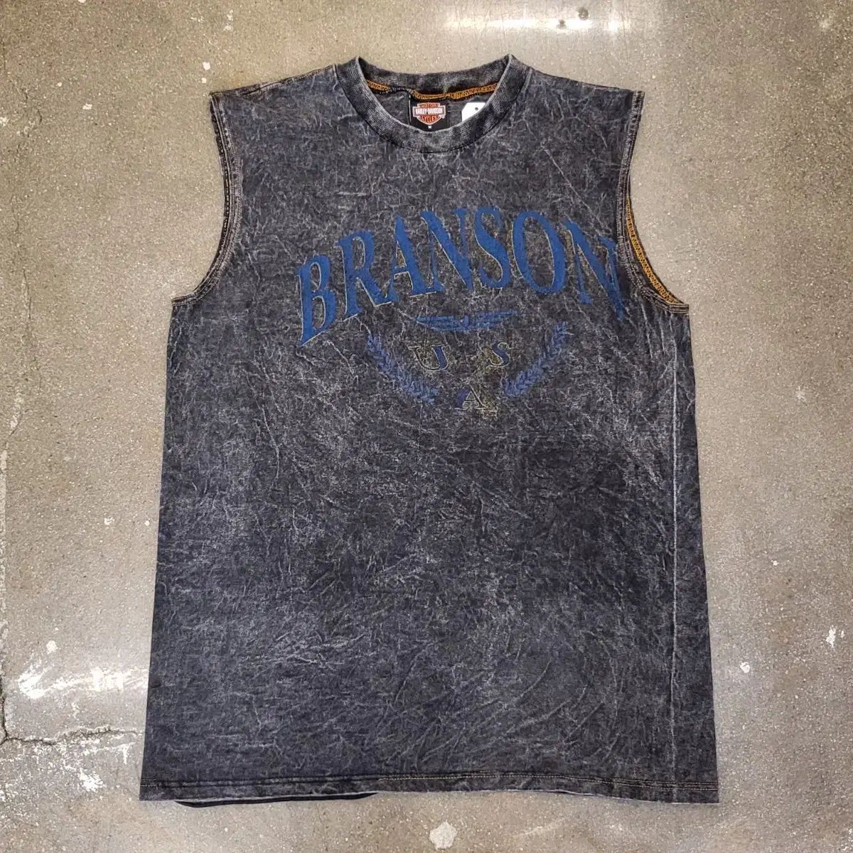 ハーレーダビッドソン ヴィンテージ ウォッシュ ノースリーブ Tシャツ