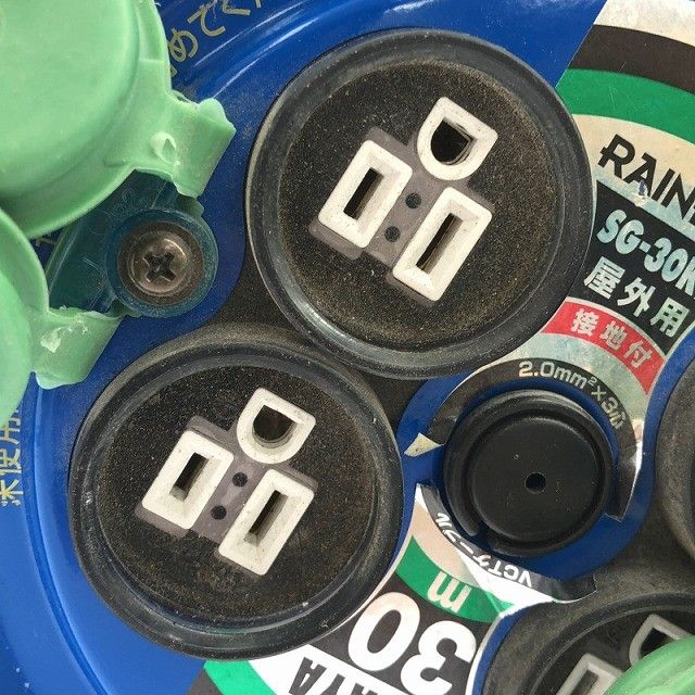 ☆中古品☆HATAYA ハタヤ 畑屋 100V 30m サンデーレインボーリール SG 
