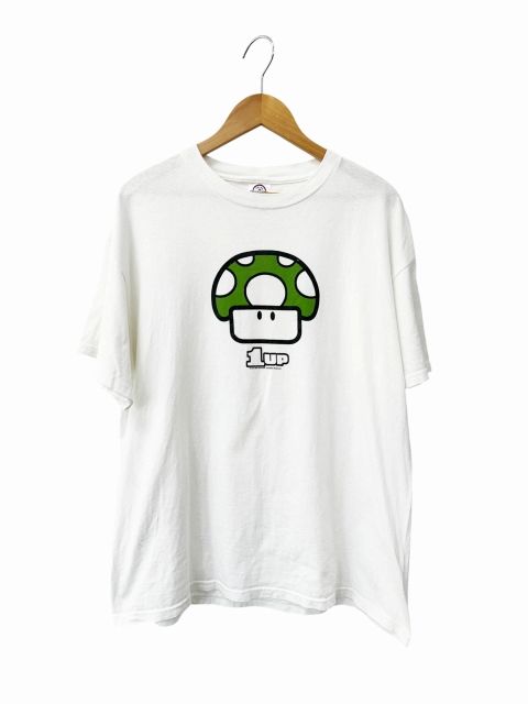 ヴィンテージ VINTAGE 00s Nintendo 任天堂 SUPER MARIO スーパーマリオ 1UP S/S TEE プリント 半袖 Tシャツ L 白 ホワイト ブランド古着ベクトル 中古260523 6,778円