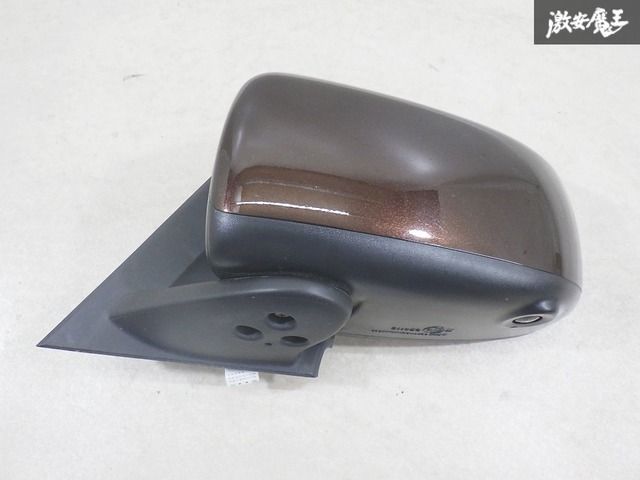 【保証 カメラ付】日産 純正 B21A デイズ ルークス 2015年 ドアミラー サイドミラー 左 左側 助手席側 11P C12 モカブラウンP 即納 棚13-2