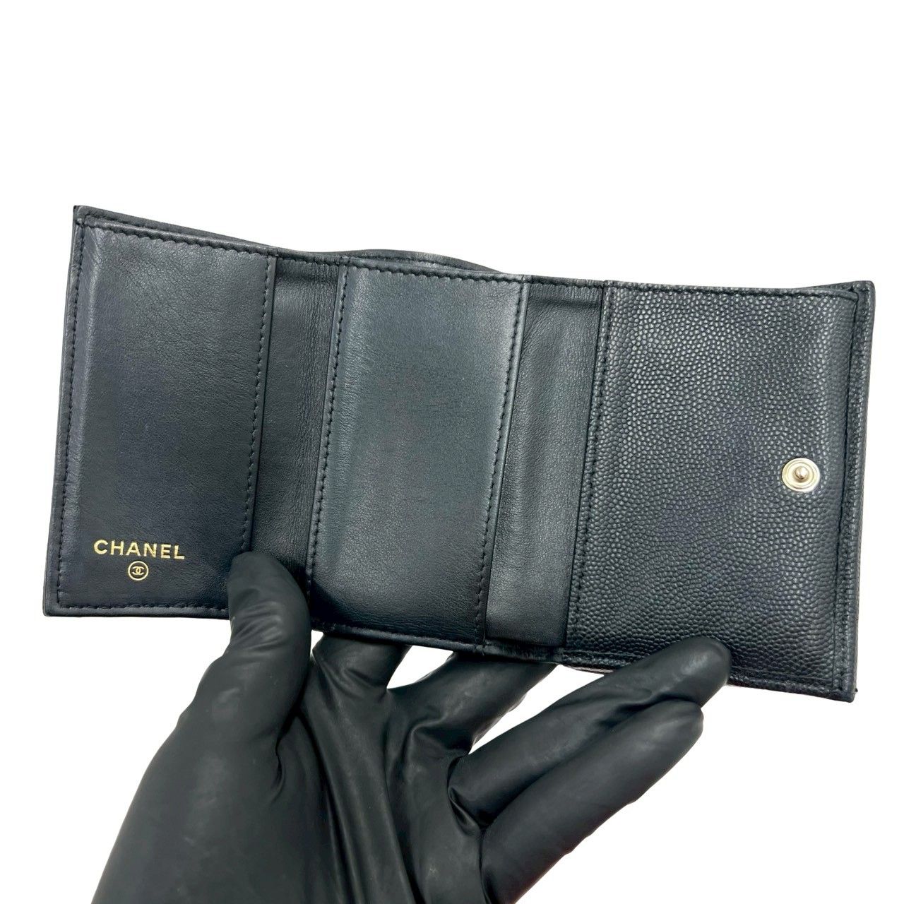 極 美品 箱 袋付き シール有 CHANEL シャネル マトラッセ ココマーク 
