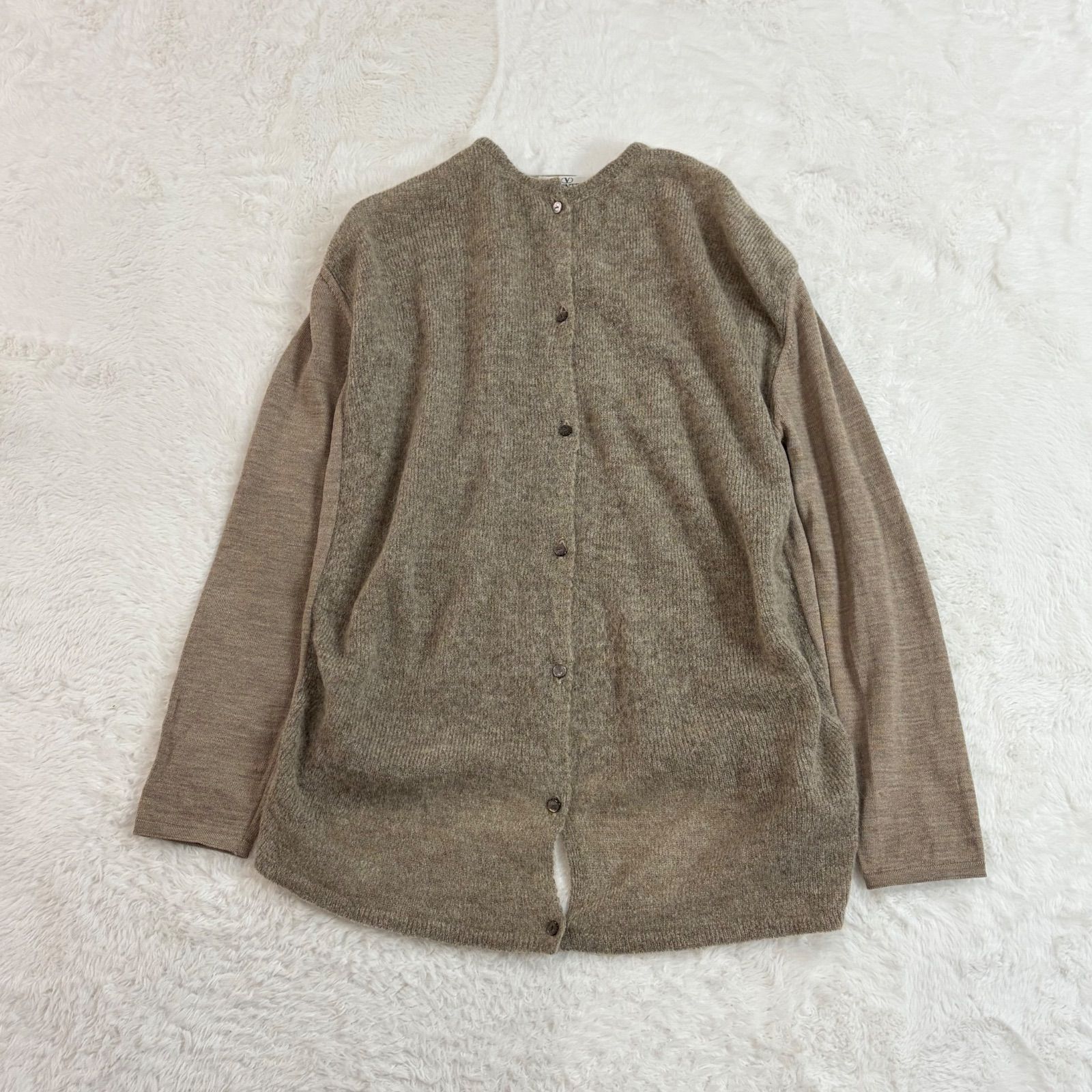 イタリア製 Vintage VALENTINO ヴァレンティノ 長袖 薄手 カーディガン 