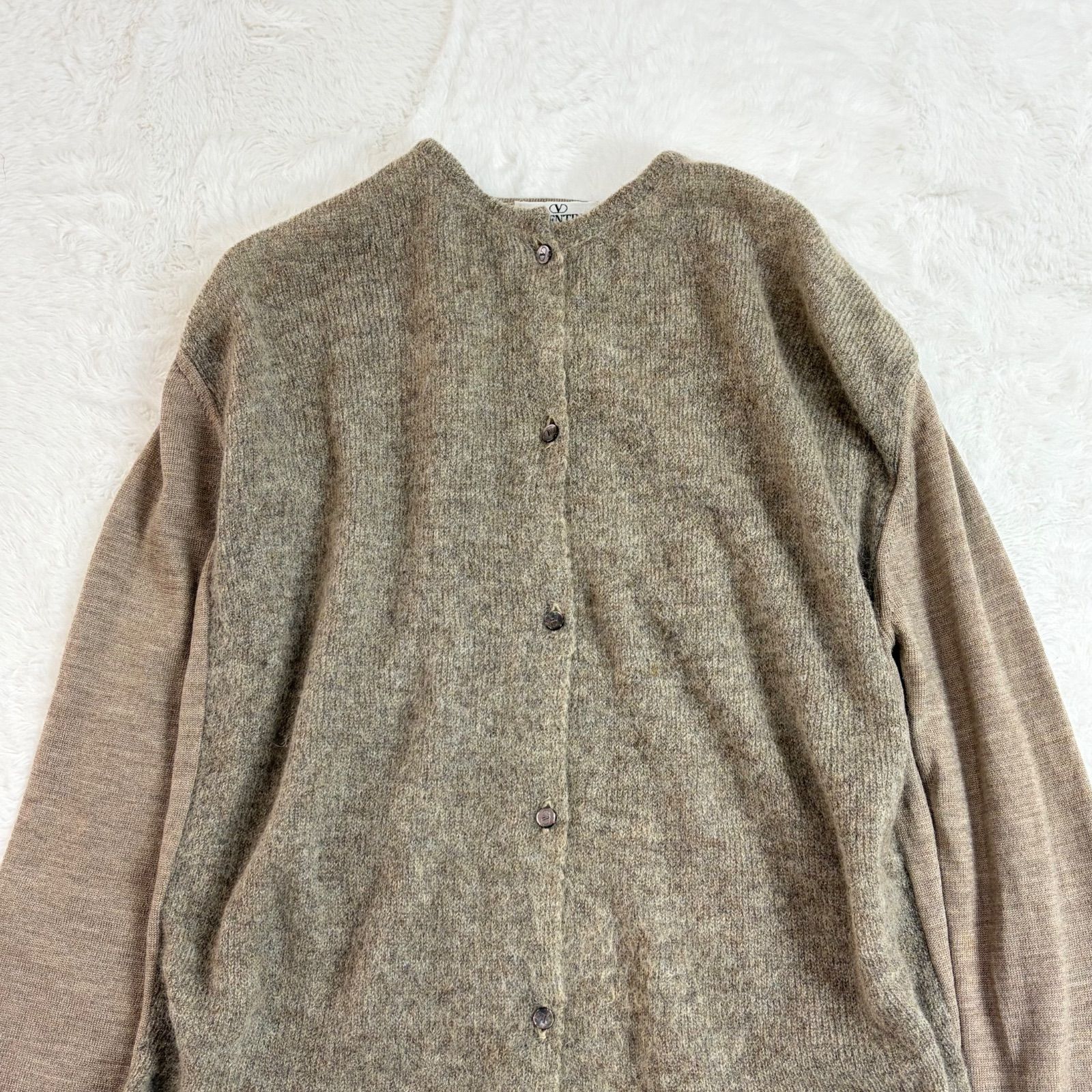 イタリア製 Vintage VALENTINO ヴァレンティノ 長袖 薄手 カーディガン 