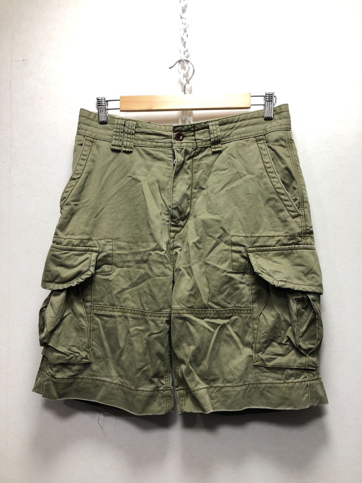 025032 POLO RALPH LAUREN ハーフ カーゴ パンツ 30 025032 POLO RALPH LAUREN ハーフ カーゴ パンツ 30 ミリタリー