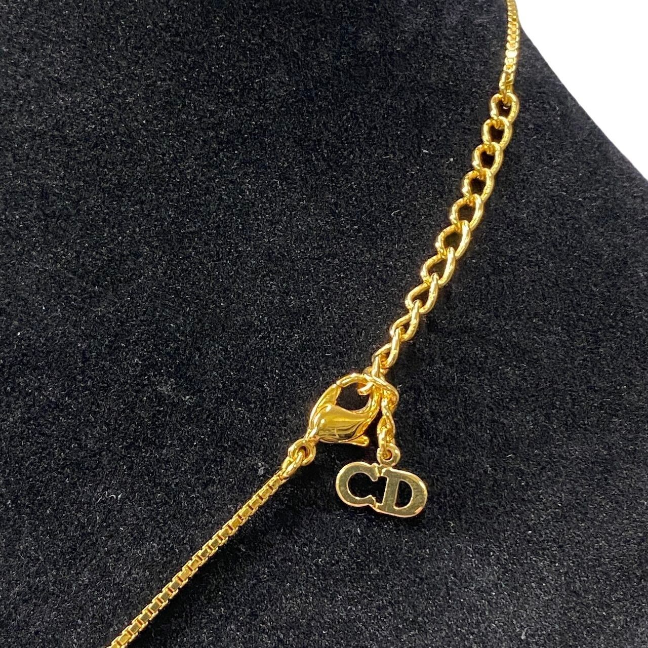 Christian Dior クリスチャンディオール トロッター プレート ゴールド 