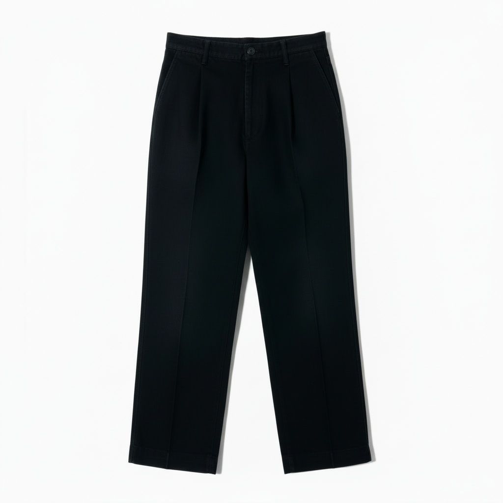 32a29 ISSEY MIYAKE イッセイミヤケ 23SS PEDESTAL PANTS タックイージートラウザーパンツ IM31FF515 1サイズ ブラック コットン100％ レディースo07t