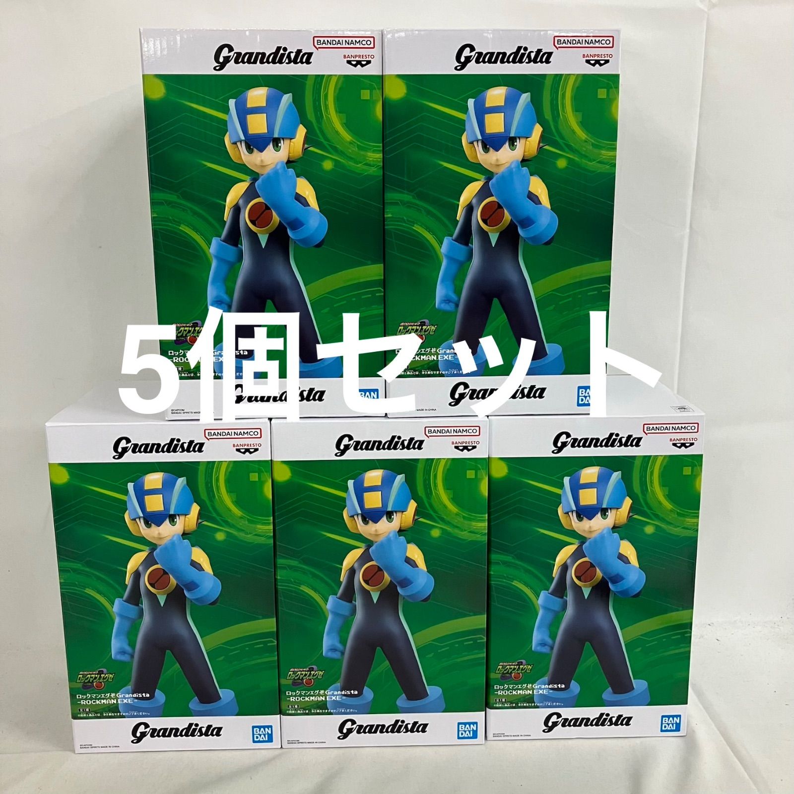 未開封 ロックマン エグゼ Grandista ロックマン EXE フィギュア 5個 