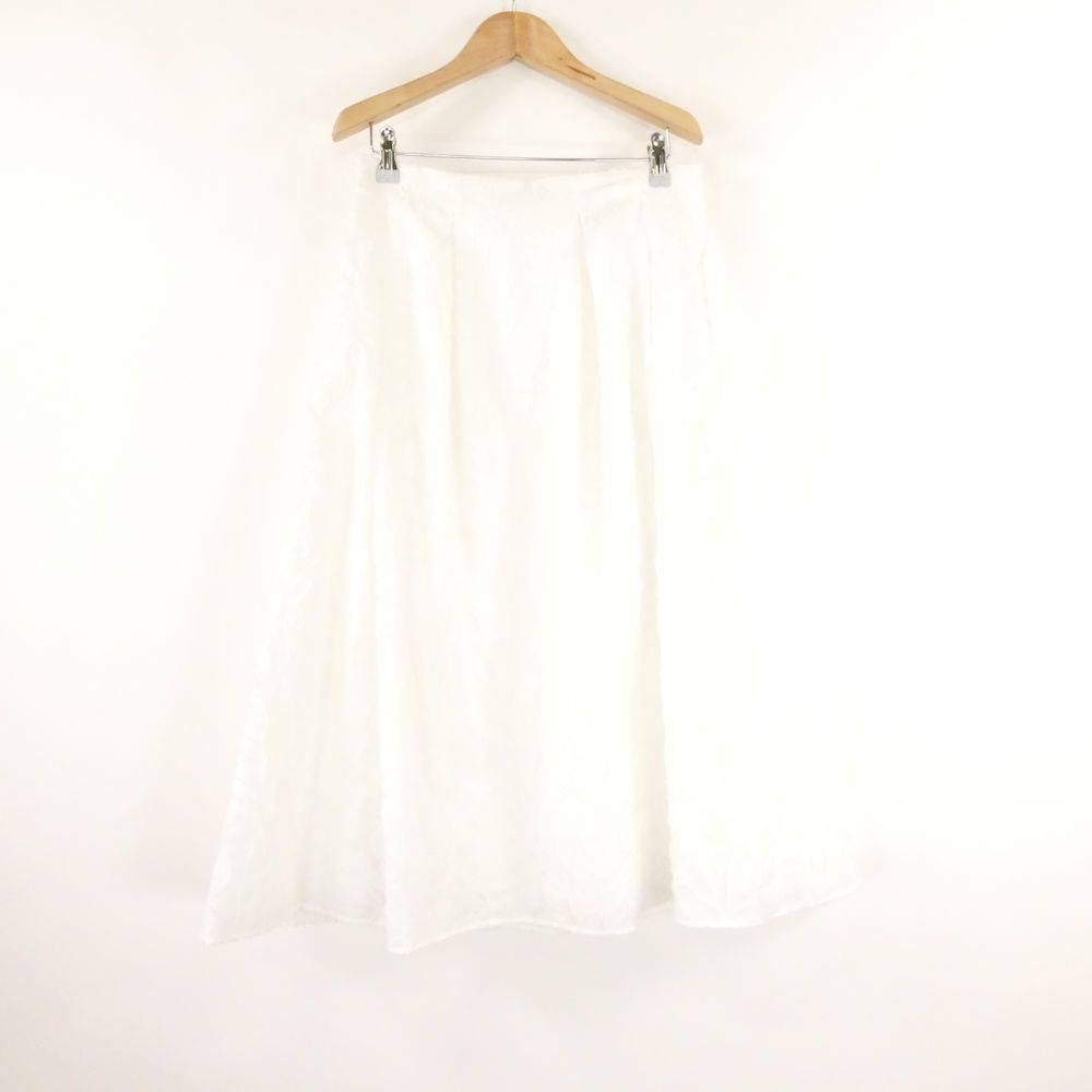 美品 FOXEY NEW YORK フォクシー 42658 スカート 40 ポリエステル ひざ下丈 レディース AN3293A89