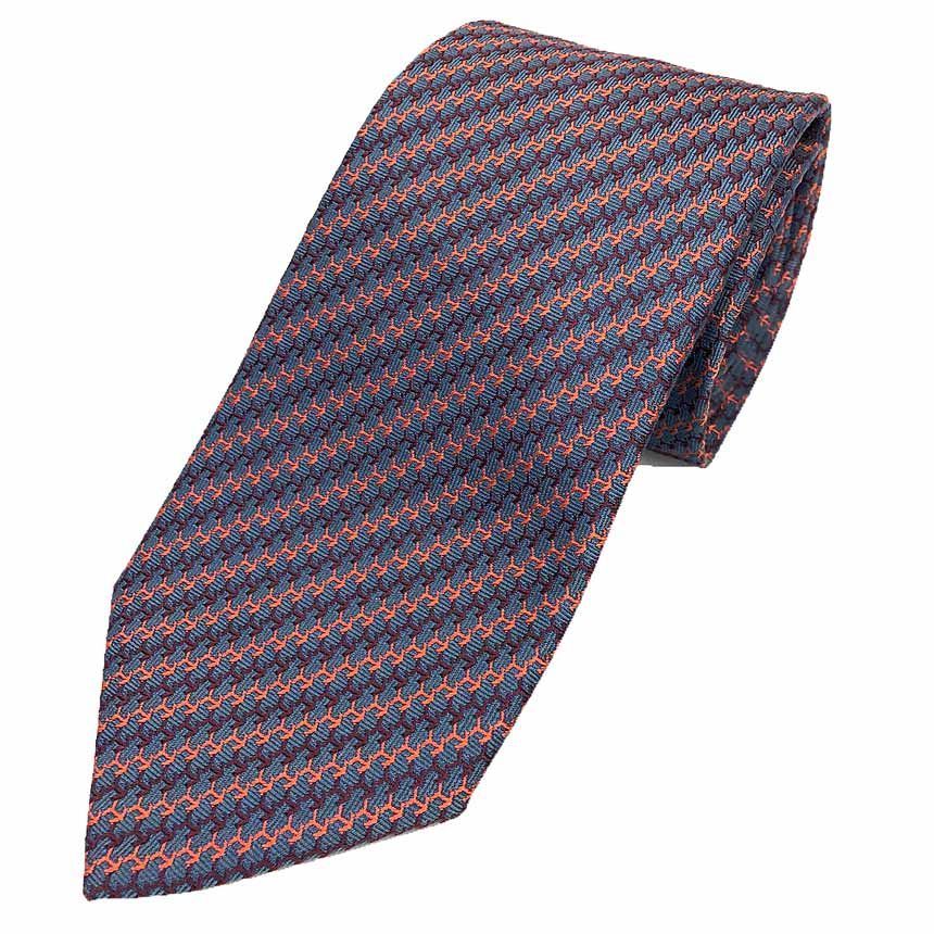 HERMES エルメス ネクタイ H柄 659132T ネイビー 未使用 aq12927