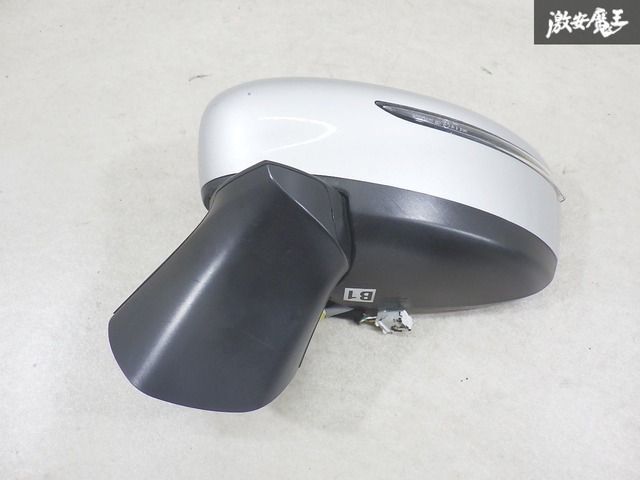 【保証付】日産 純正 E12 ノート 2008年 ドアミラー サイドミラー 左 左側 助手席側 12P 電動格納 カラー K23 即納 棚13-2