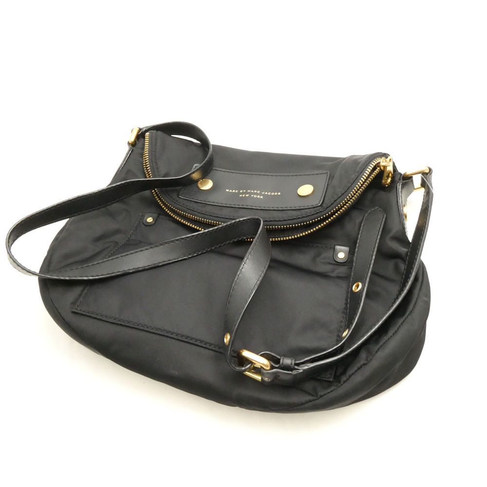美品 MARC BY MARC JACOBS マークバイマークジェイコブス M3PE128 ショルダーバッグ ナイロン、PVC 斜めがけ 2way 鞄 カバン かばん レディース AU4443