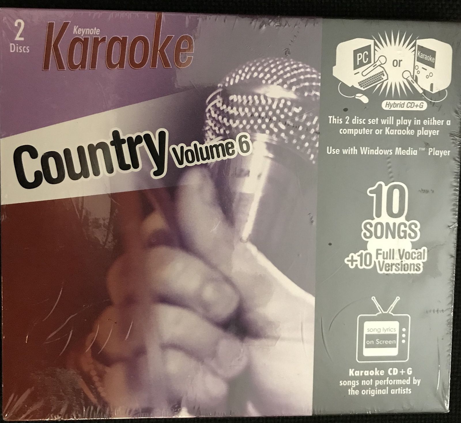 【CD】Keynote Karaoke Hybrid Series: Country 6