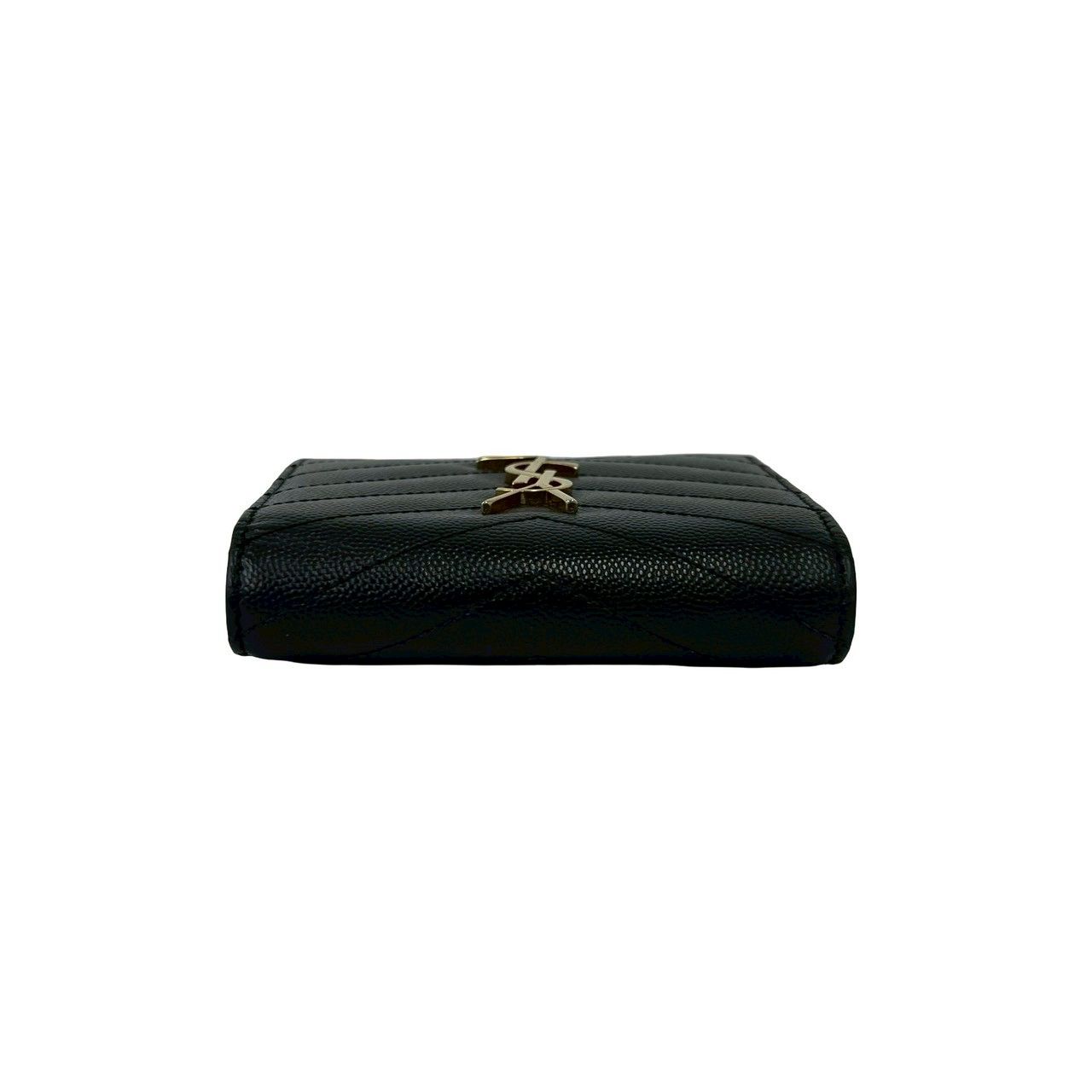 極 美品 袋付き SAINT LAURENT PARIS サンローランパリ YSL ロゴ 金具 