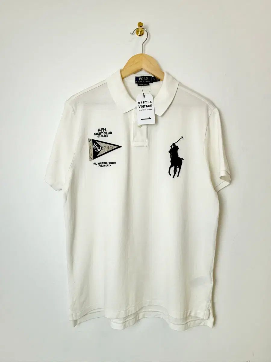 ポロ BIGポニー メッシュ 半袖 カラーTシャツ 白 12,993円