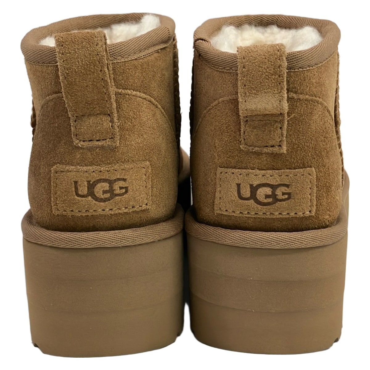 美品】アグ UGG ムートンショートブーツ ブラウン 24.5cm 2way UGG 