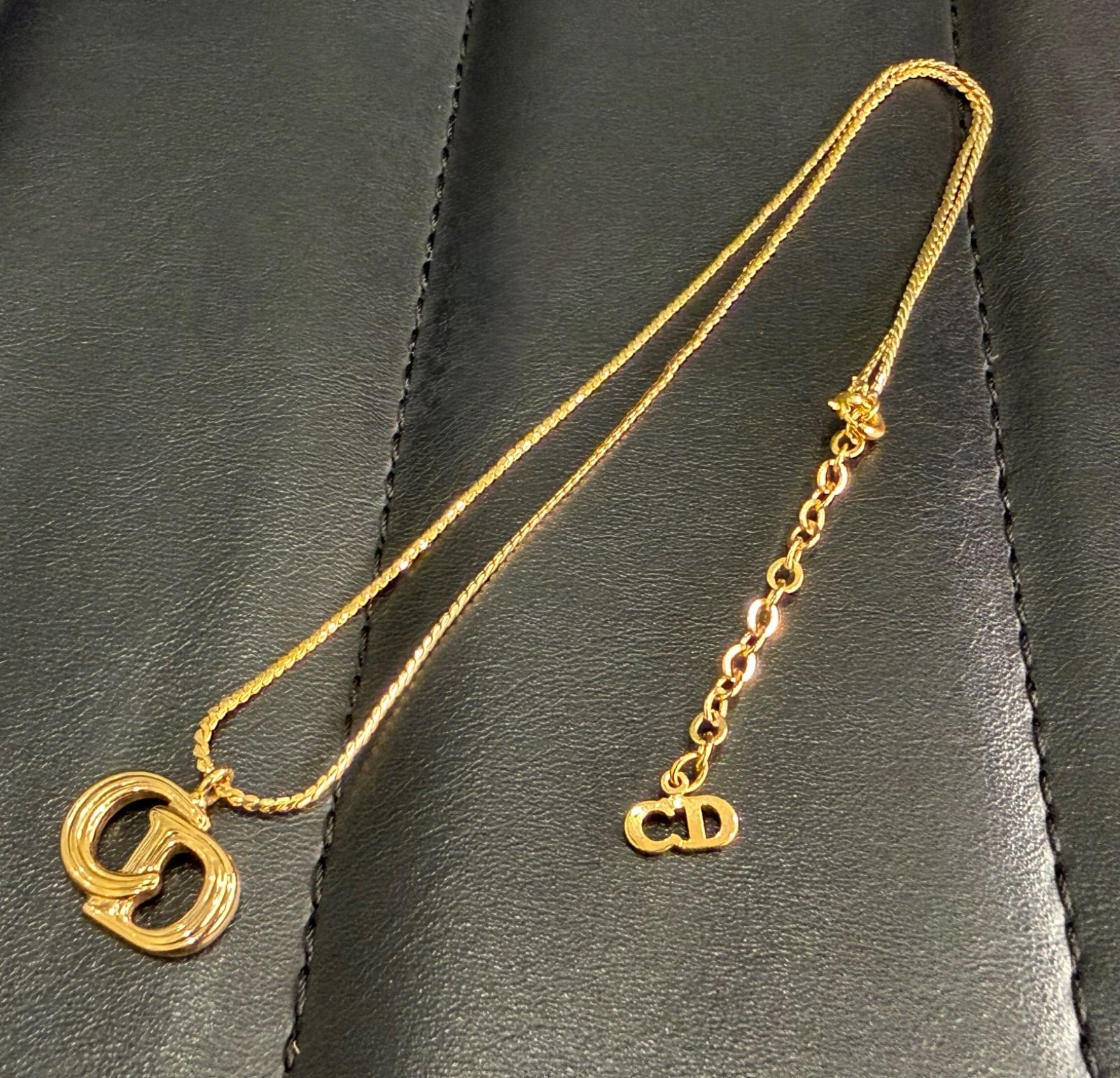 ☆NA6014 ヴィンテージ！ Christian Dior ディオール CDロゴ ゴールド