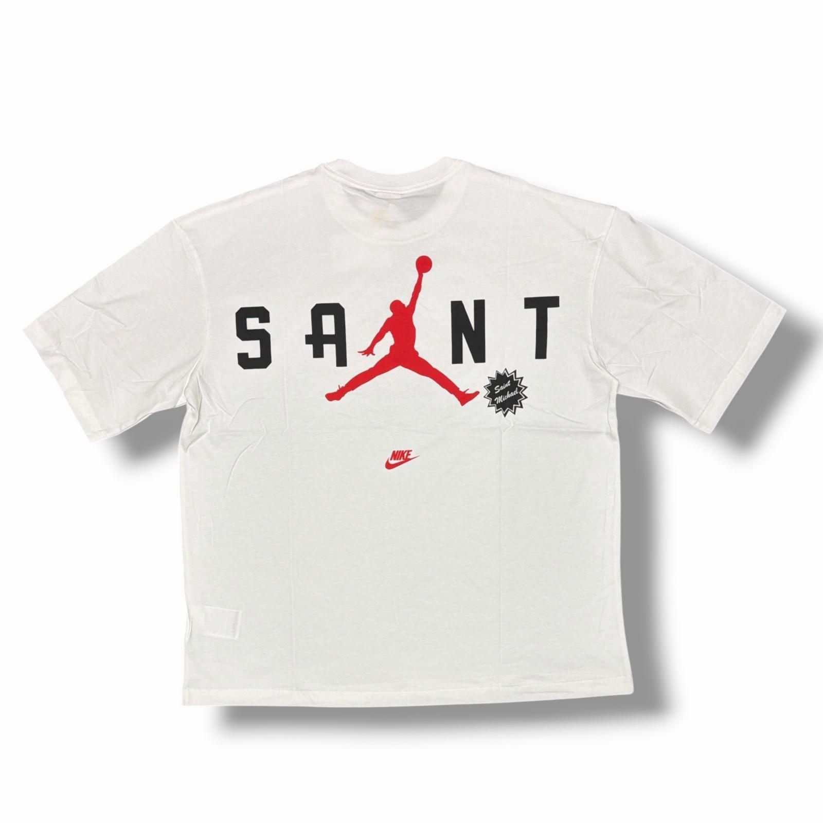 SAINT MICHAEL x Nike Air Jordan Tシャツ　新品 未使用 SAINT MICHAEL × JORDAN BRAND 26SS M J SM SS TEE ロゴTシャツ