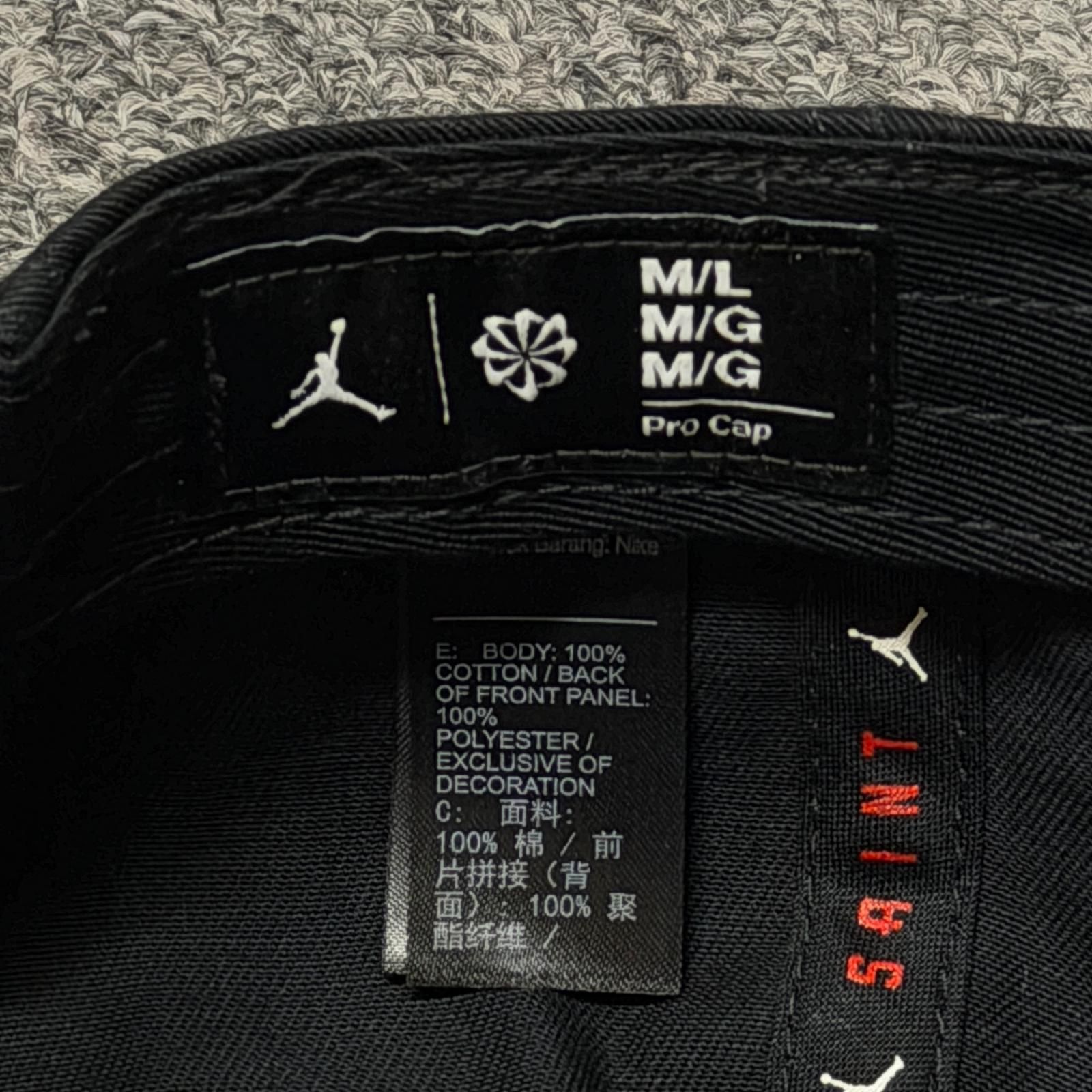 未使用 SAINT MICHAEL × JORDAN BRAND 26SS U J PRO CAP S FB STM