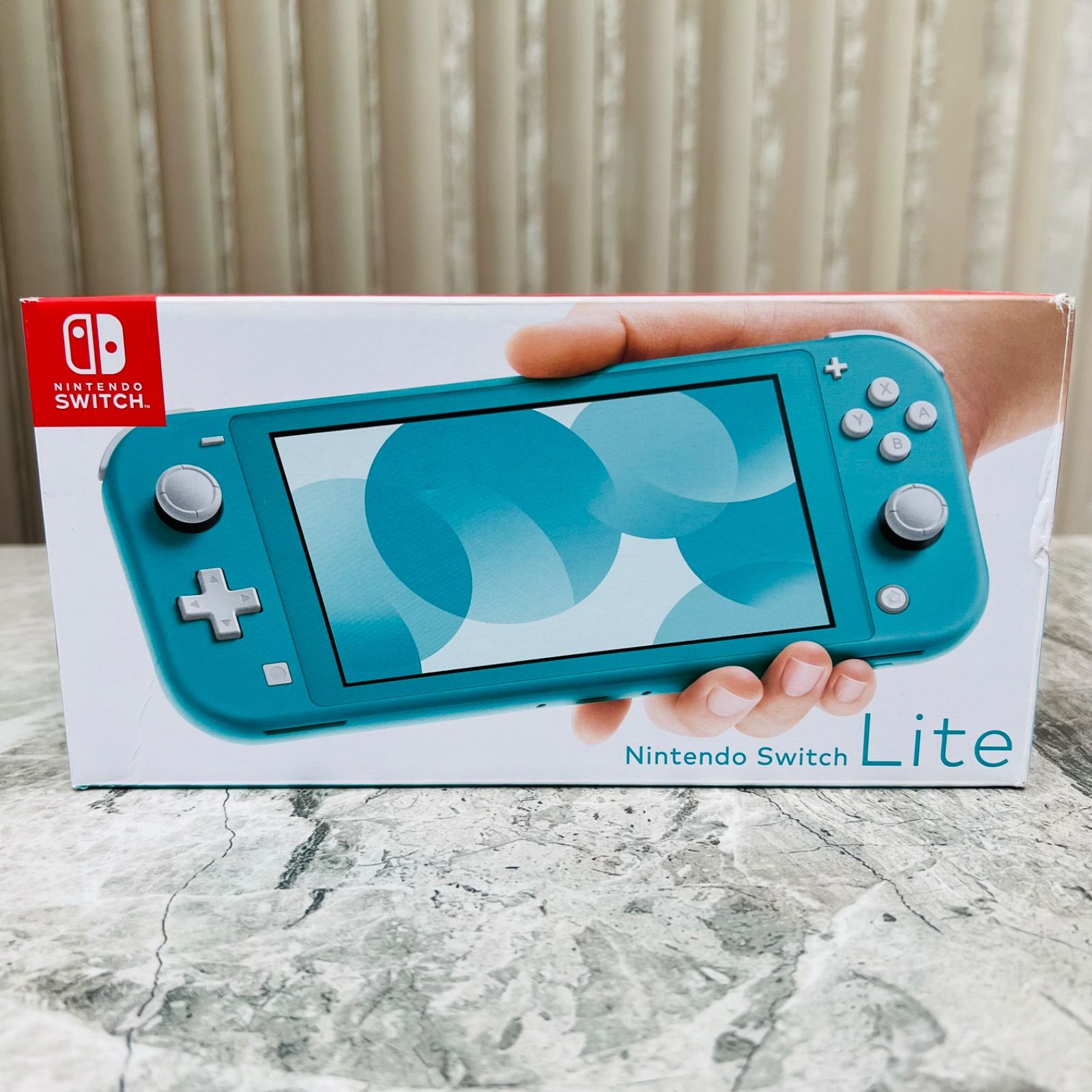 【完動品】Nintendo Switch lite　ターコイズ 箱付き