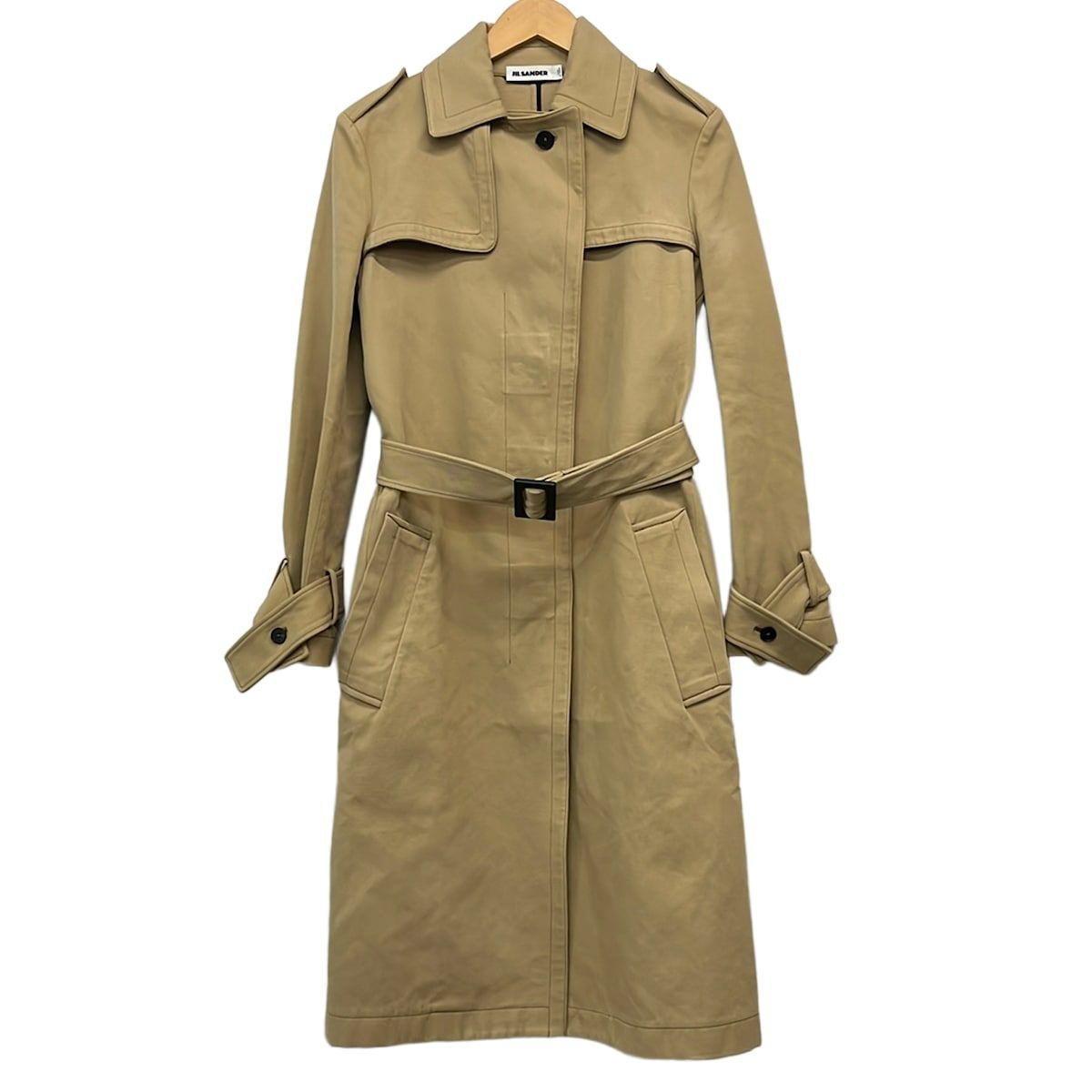 JILSANDER(ジルサンダー) トレンチコート サイズ34 XS レディース - JSPH470125 ベージュ 長袖/シングルトレンチ/春/秋
