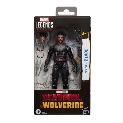 ハズブロ(Hasbro)MARVEL マーベルレジェンド・シリーズ ブレイド、 マーベルスタジオ デッドプール&ウルヴァリン コレクション用 15 cm アクションフィギュア G2367 正規品Y 9712d2a6