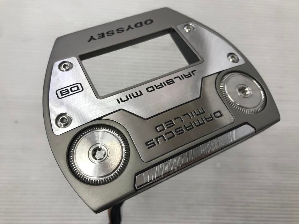 オデッセイ　DAMASCUS MILLED JAILBIRD MINI DB　パター　中古　ゴルフドゥ！大宮丸ヶ崎店【最短即日発送】