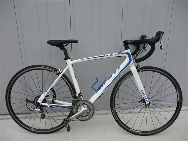 F115★整備済み★完成車発送★中古自転車 ロードバイク　【GIANT　TCR　白　50センチ　ディアグラ部品】