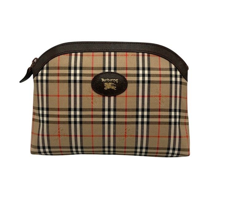 Burberrys バーバリーズ ノバチェック シャドーホース クラッチバッグ 中古 D4