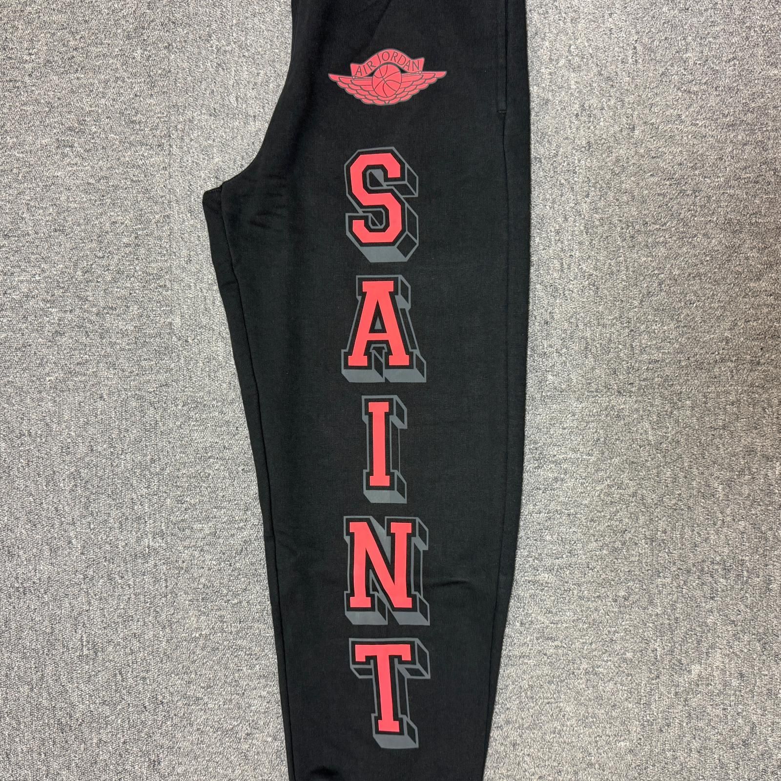 未使用 SAINT MICHAEL × JORDAN BRAND 26SS MJ SM FLC PANT ロゴ 