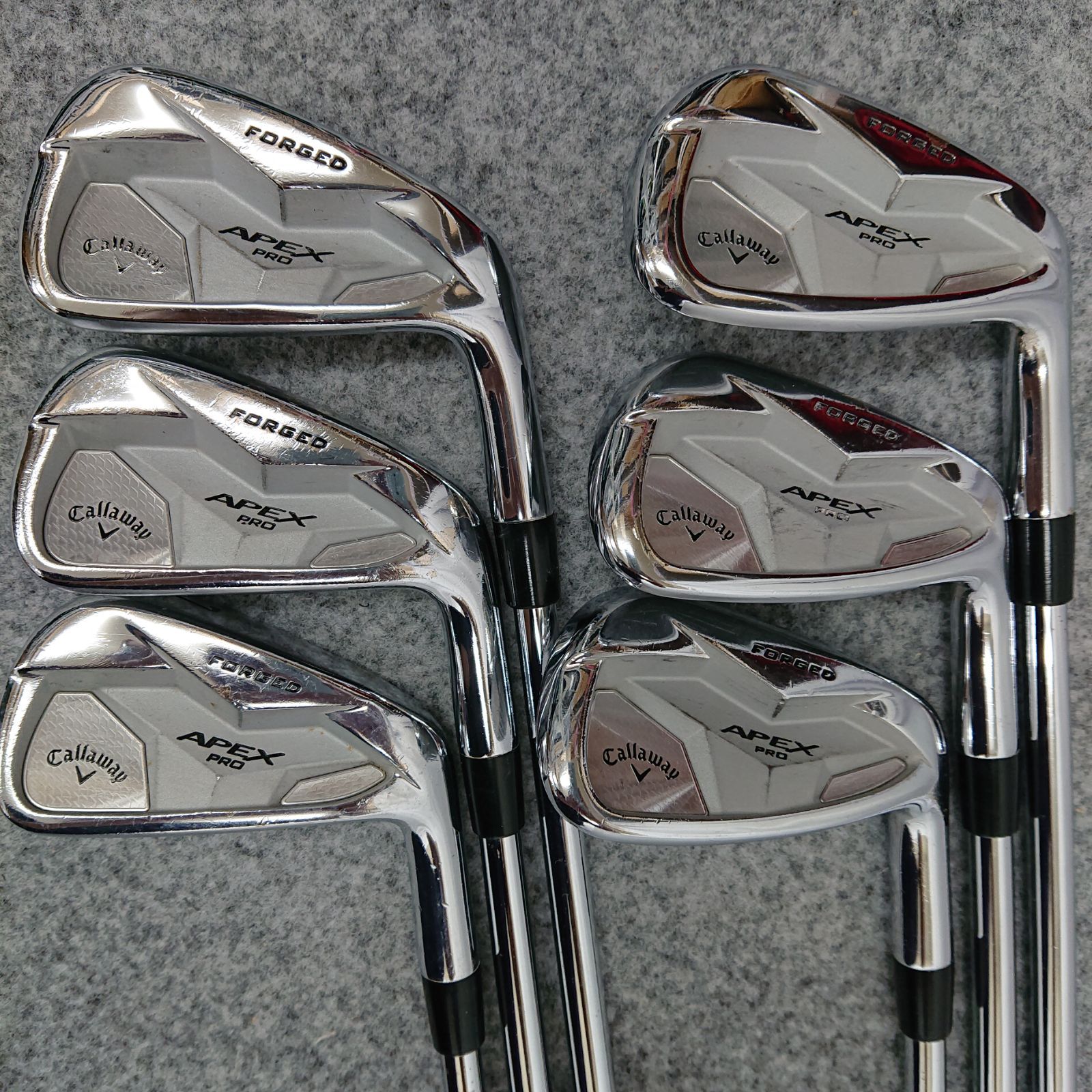 キャロウェイ 2019 APEX PRO FORGED アイアン #5-PW 6本セット N.S.PRO 