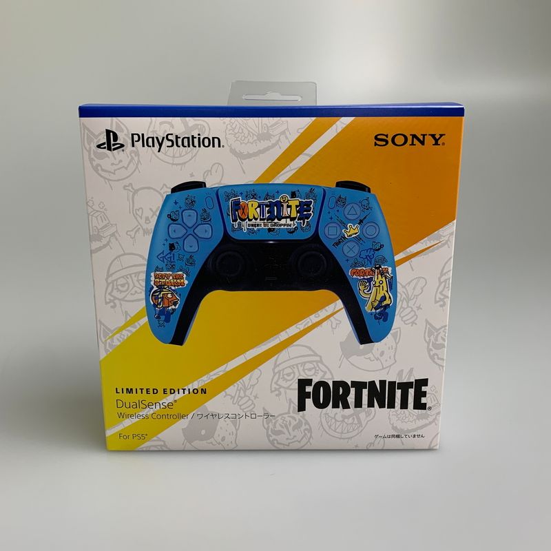 【未使用品】 SONY ソニー PS5 DualSense ワイヤレスコントローラー フォートナイト リミテッドエディション 【024-260523-AS-6-min】