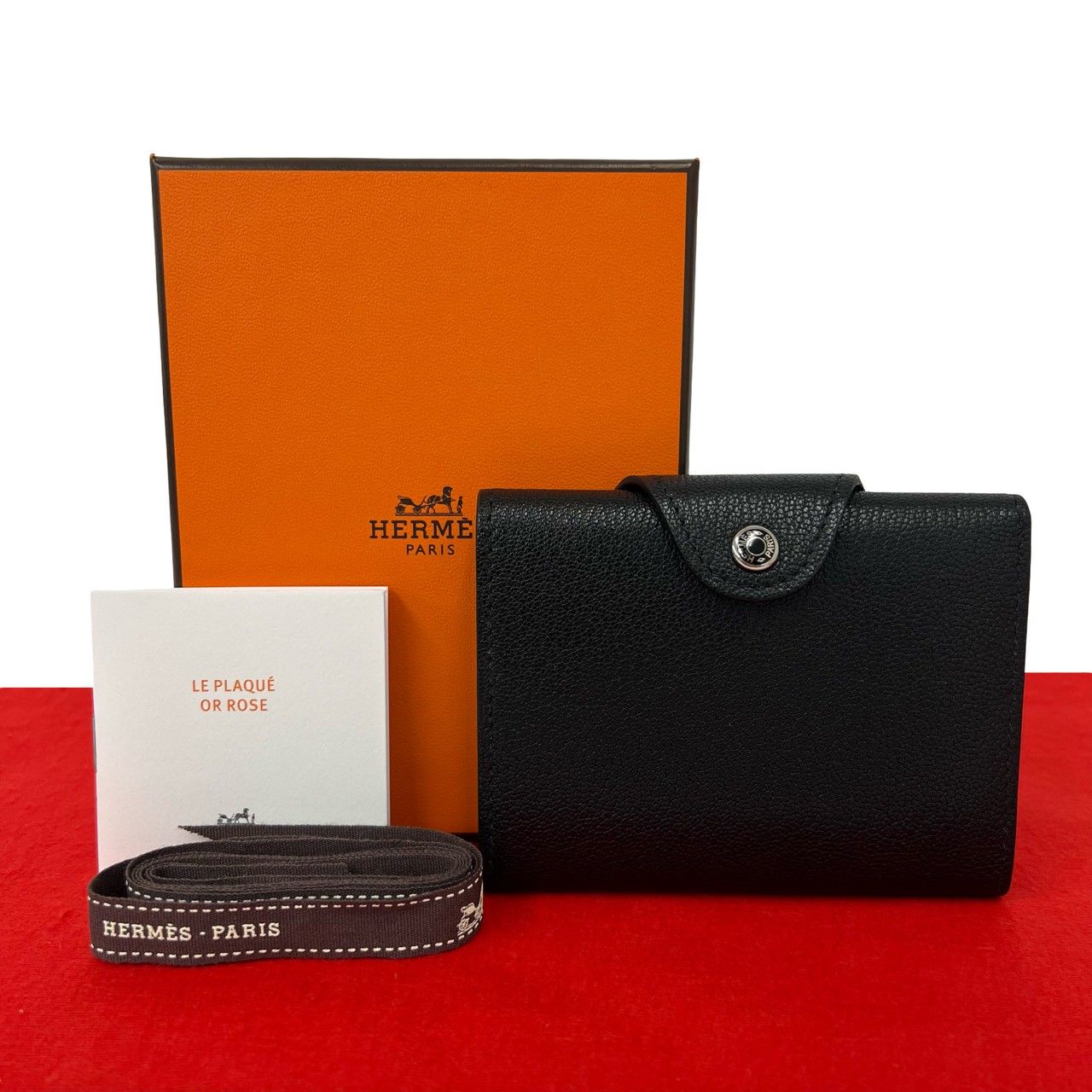 未使用保管品 箱付き B 刻印 HERMES エルメス イリアード コンパクト