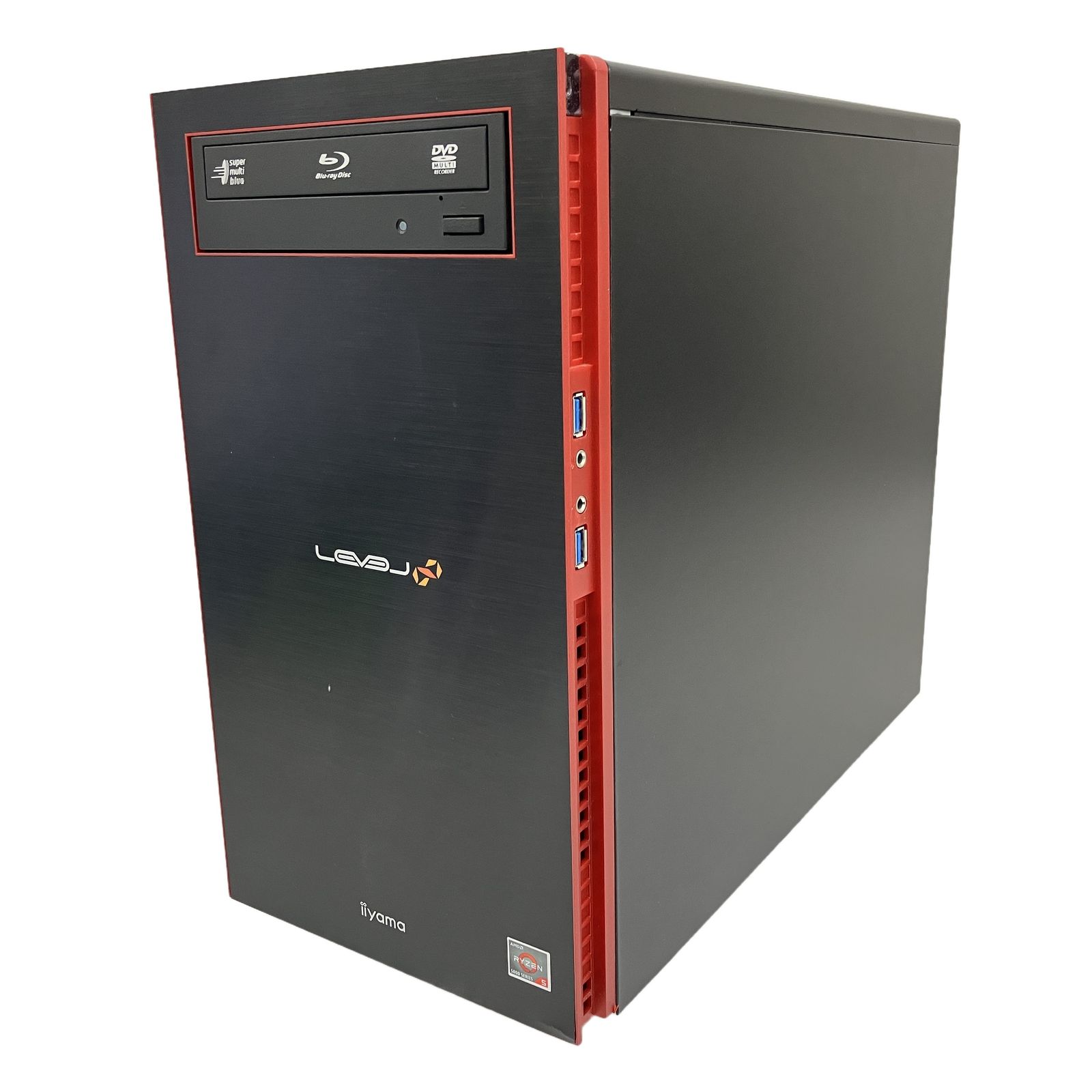 ユニットコム LEVEL∞ ゲーミングデスクトップPC AMD Ryzen 5 5600X 16GB HDD 2TB SSD 1TB WIN11 RTX 3060Ti 中古 T11184840