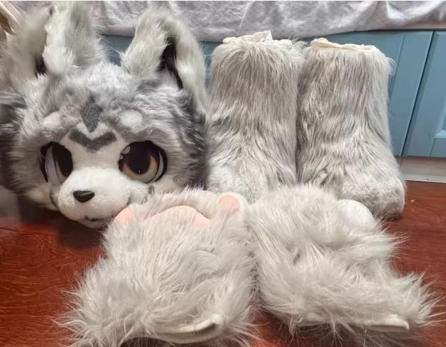犬　猫　着ぐるみ ヘッド全頭　ヘッド ケモノ ファースーツ ぬいぐるみ コスプレ コスチューム Kurumi 一点物 C103