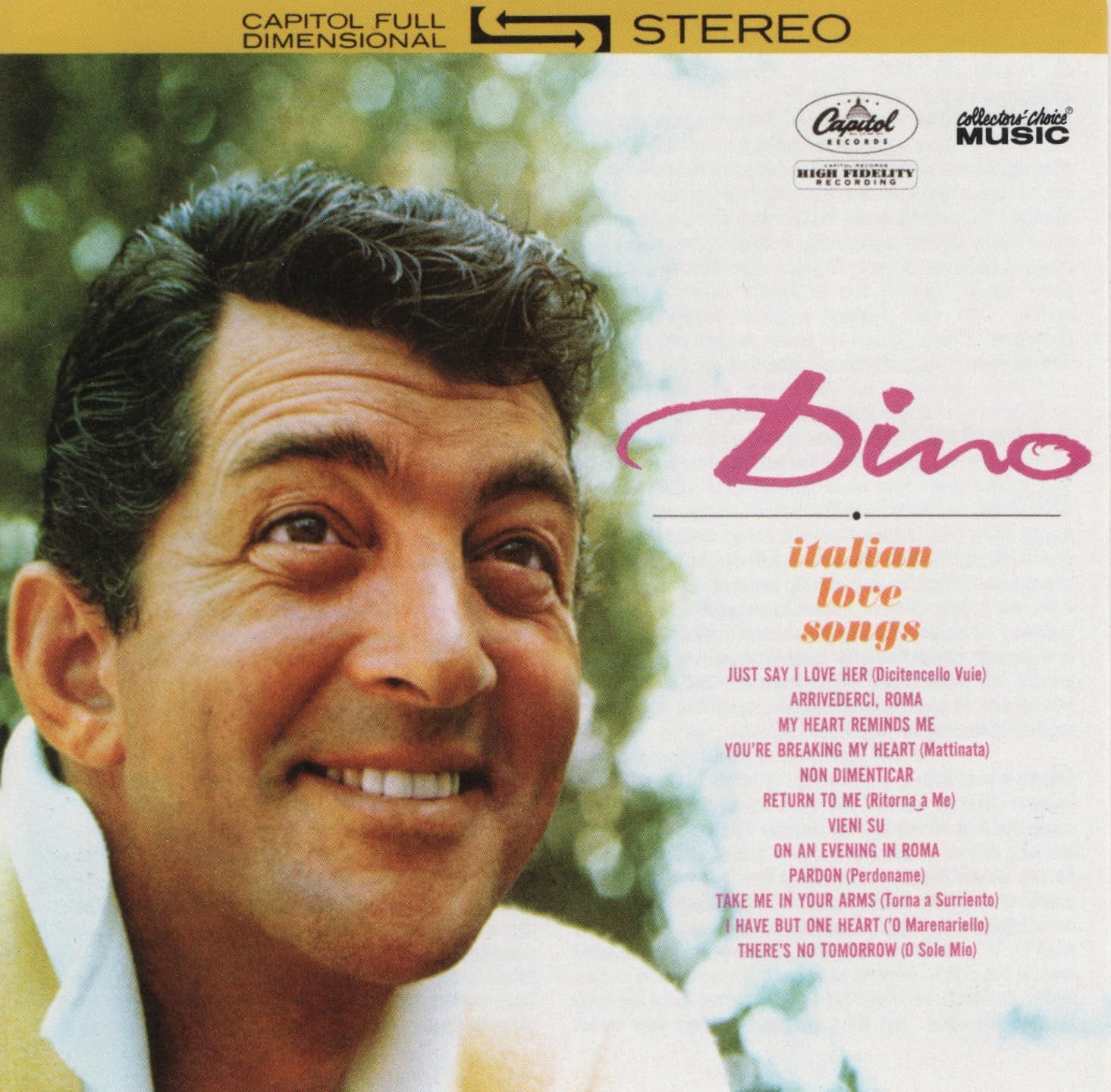 【CD】Dino: Italian Love Songs