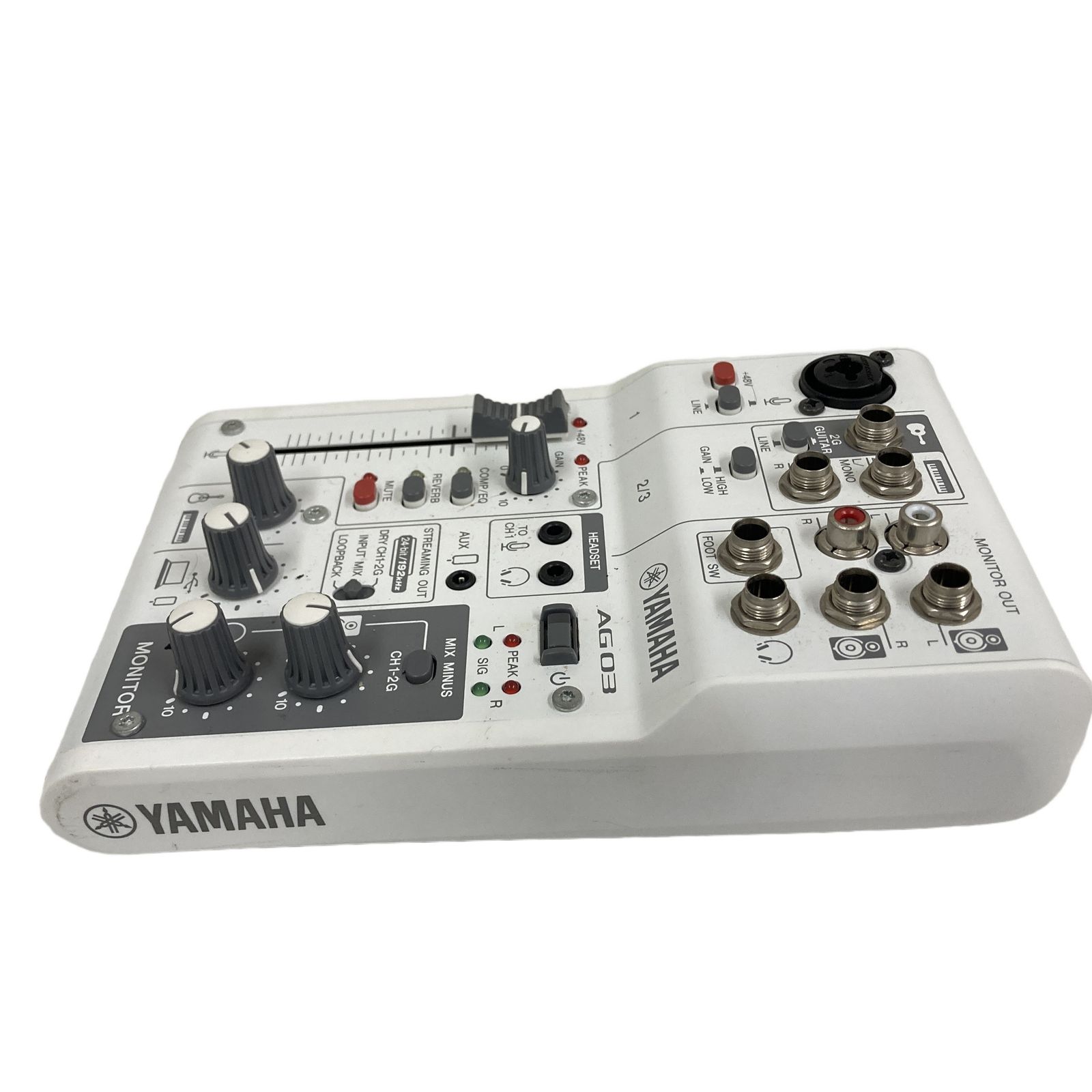 YAMAHA AG03 Mk2 ホワイト 配信用ミキサー オーディオインターフェース