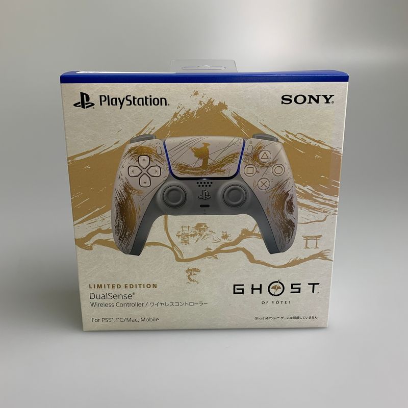 【未使用品】 SONY ソニー DualSense ワイヤレスコントローラー Ghost of Yotei ゴールド リミテッドエディション 【024-260523-AS-8-min】