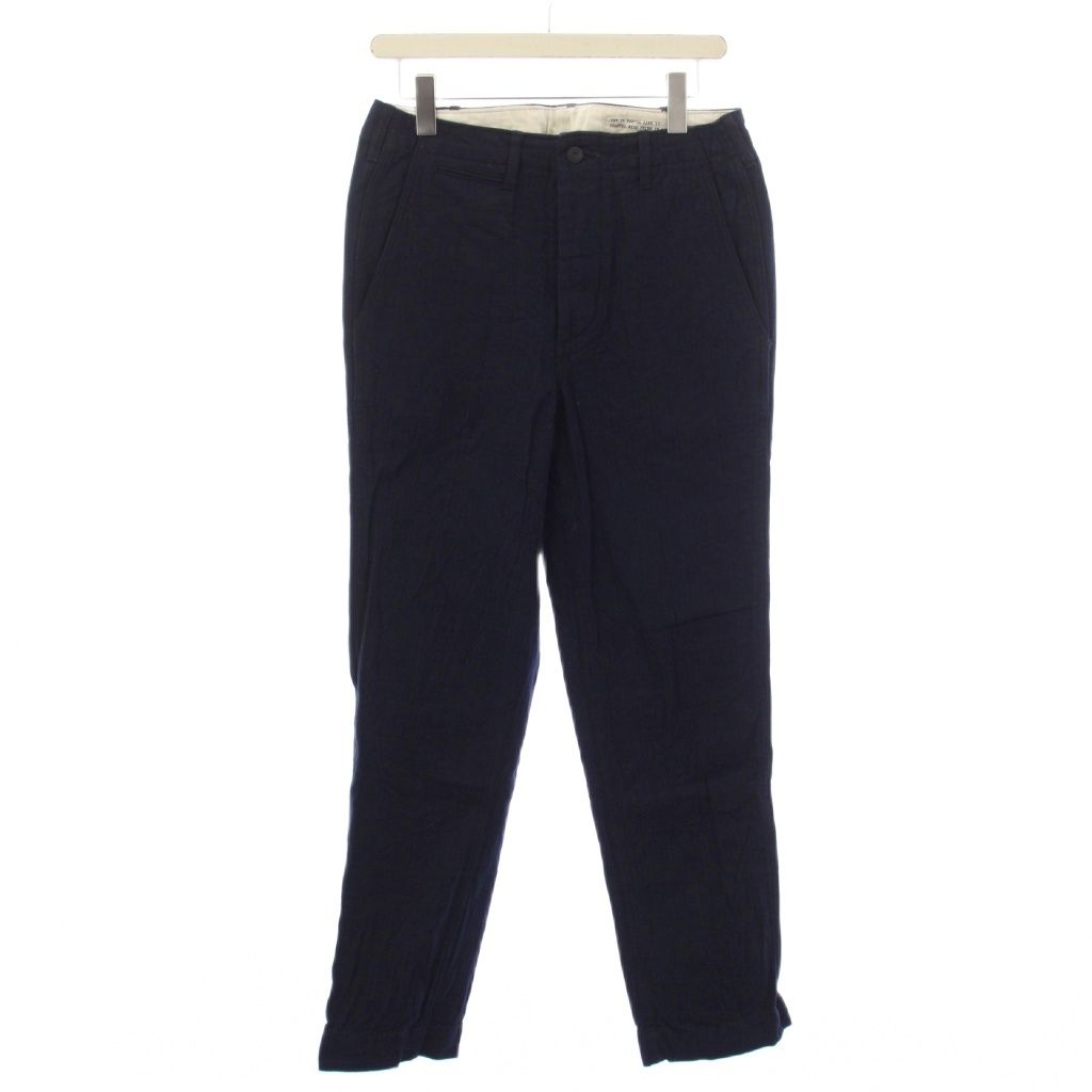 ボンクラ BONCOURA セルビッチストレートパンツ ボタンフライ 30 紺 072-915-4225 /BM