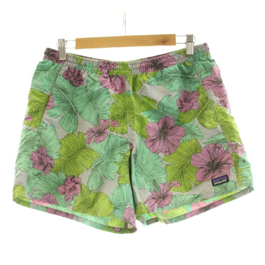 パタゴニア Patagonia バギーズショーツ ショートパンツ イージー 花柄 M 緑 グリーン 57057 /KU